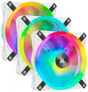 Corsair QL120 Series RGB Fans White
